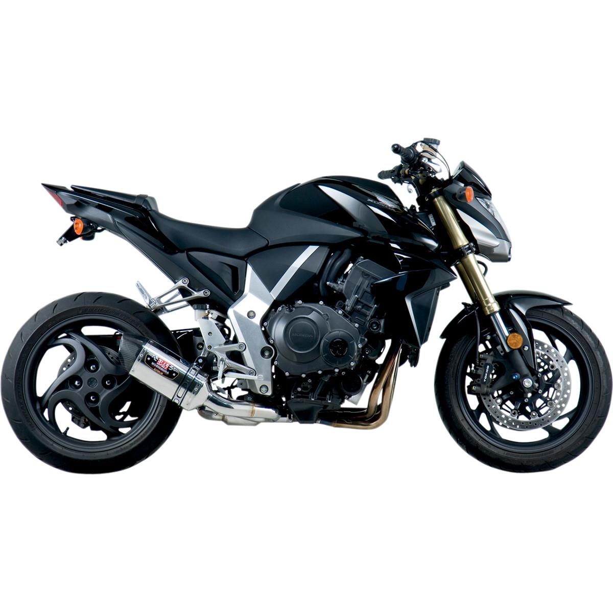 R-77 Race Series 3/4 Exhaust - Stainless Steel Muffler - Carbon Fiber End Cap