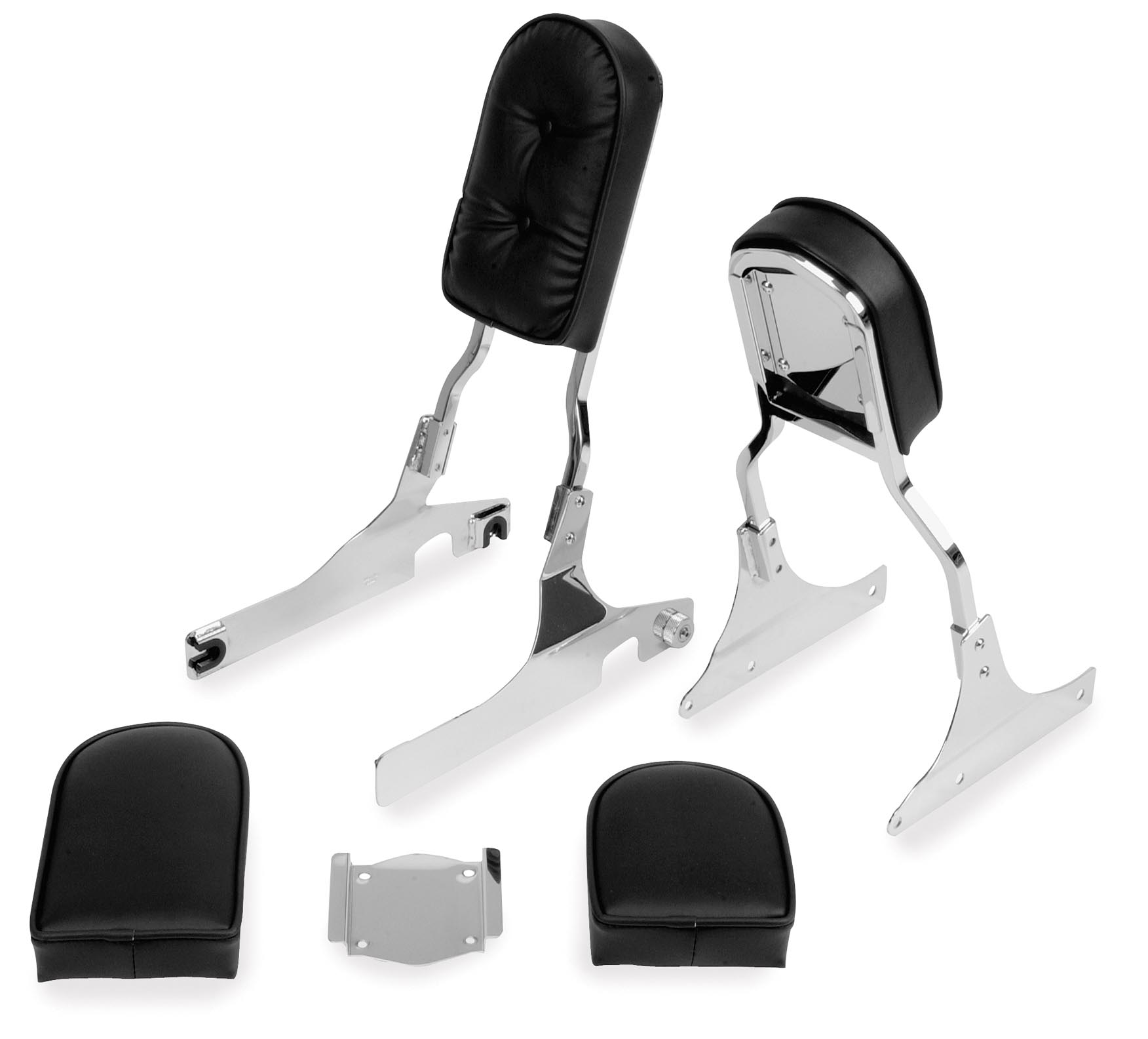 Low Boy Tall Sissy Bar Pad - Plain