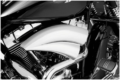 Double Barrel Air Filter Assembly - Chrome