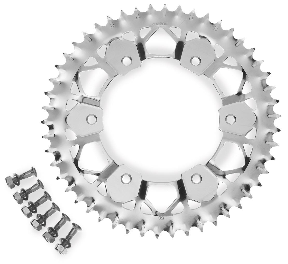 Works Z Rear Sprocket - Chrome - 51T