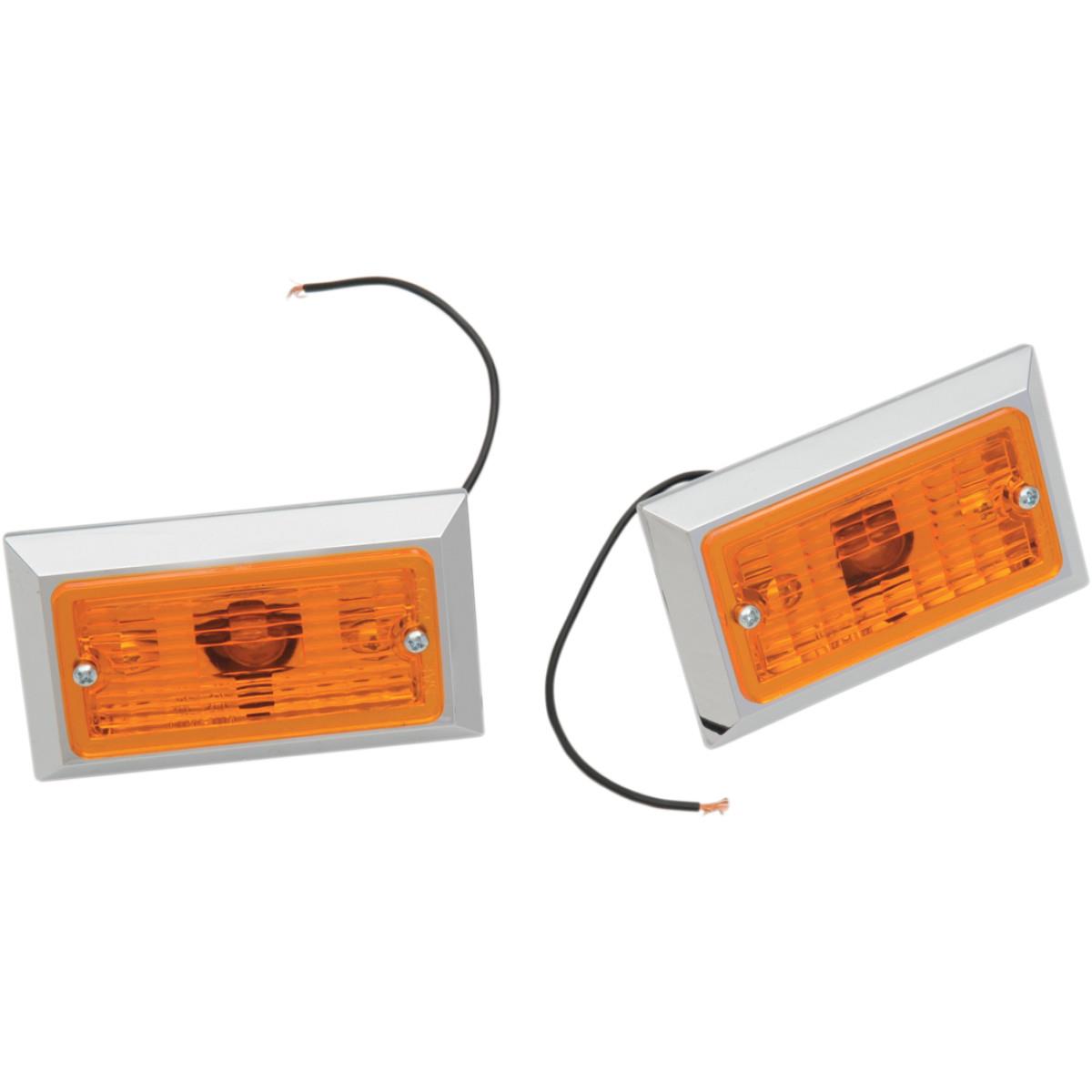 Marker Lights - Single Incandescent with Amber Lens
