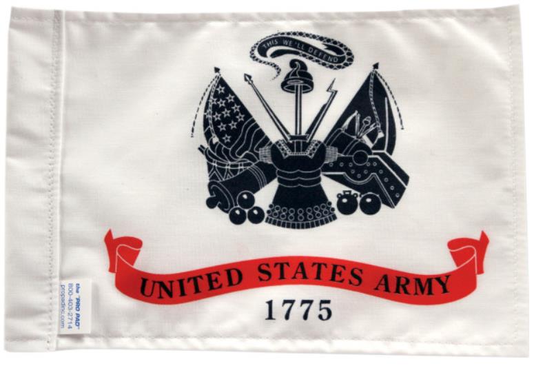 10in. x 15in. Flag - Army