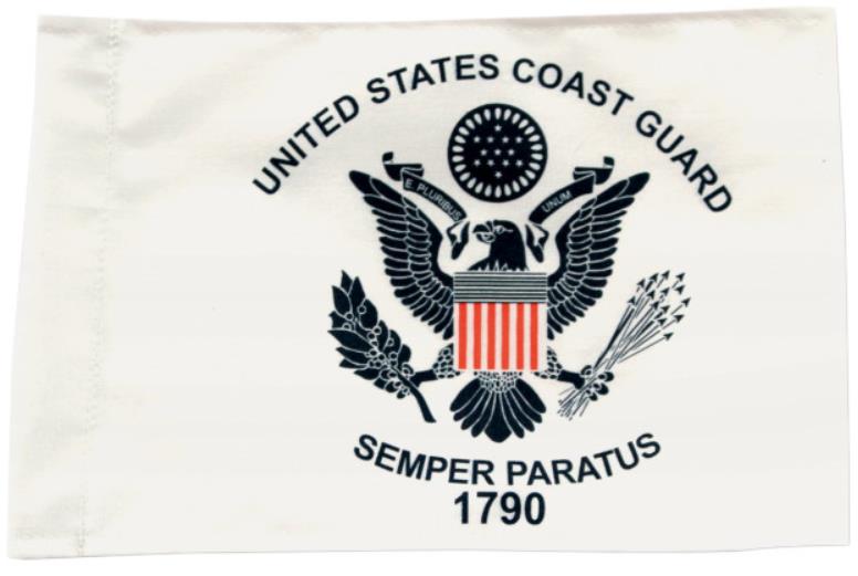 6in. x 9in. Flag - Coast Guard