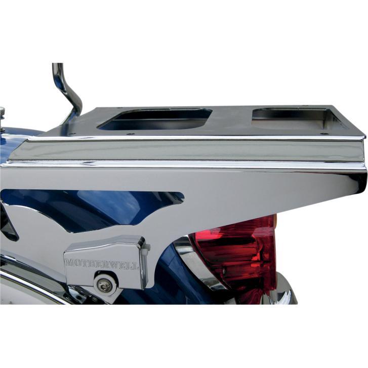 2-Up Detachable Tour-Pak Mounting Rack - Non Locking - Chrome