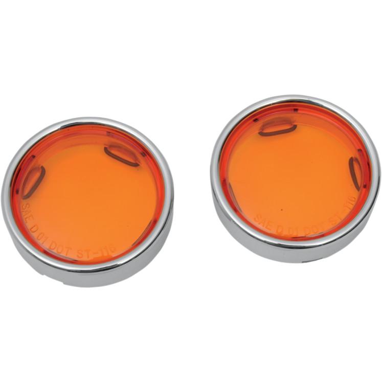Deuce Style Deep-Dish Bezels - Amber