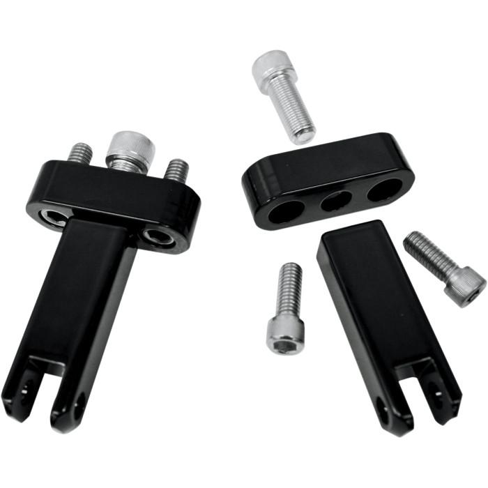 Passenger Footpeg Mounting Kit - Gloss Black