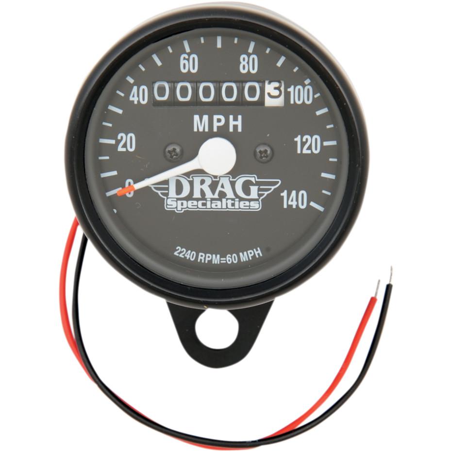 Mini Mechanical Speedometer - 2240:60 Ration with Black Face