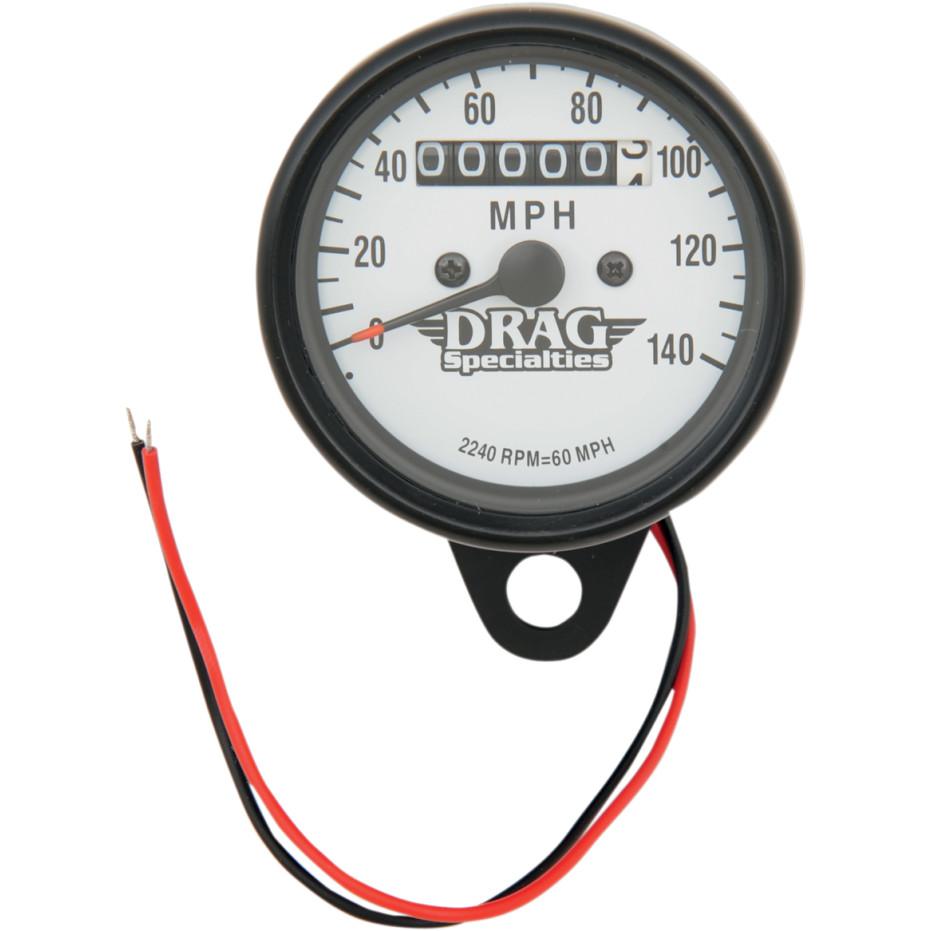 Mini Mechanical Speedometer - 2240:60 Ratio with White Face