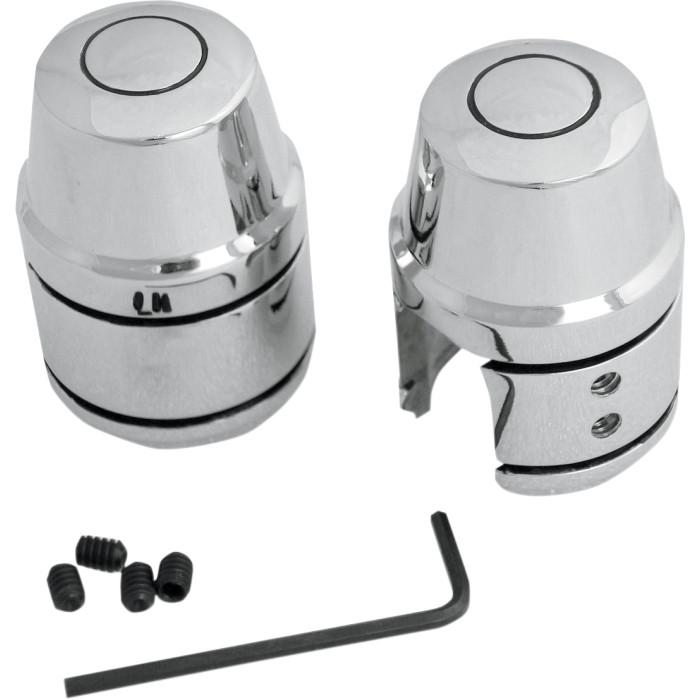 Upper Shock Bolt/Stud Covers - Chrome