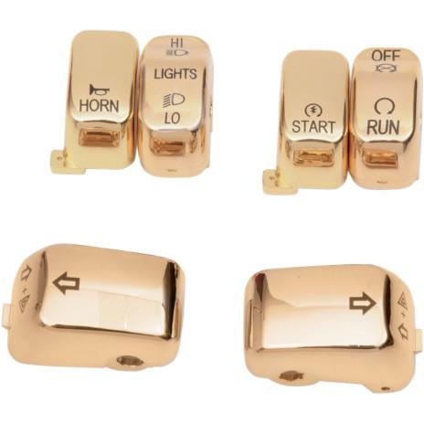 6-Piece Switch Cap Kit - Gold