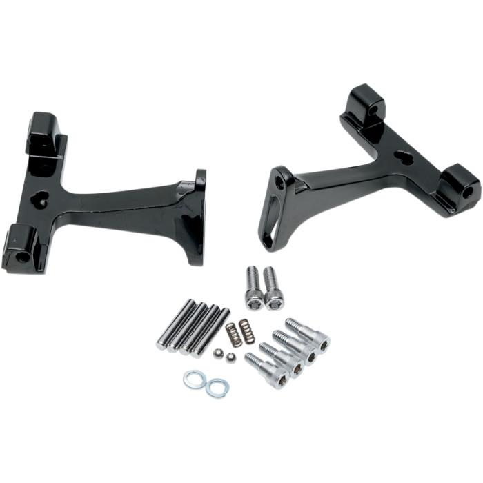 Standard Passenger Floorboard Mounts - Black