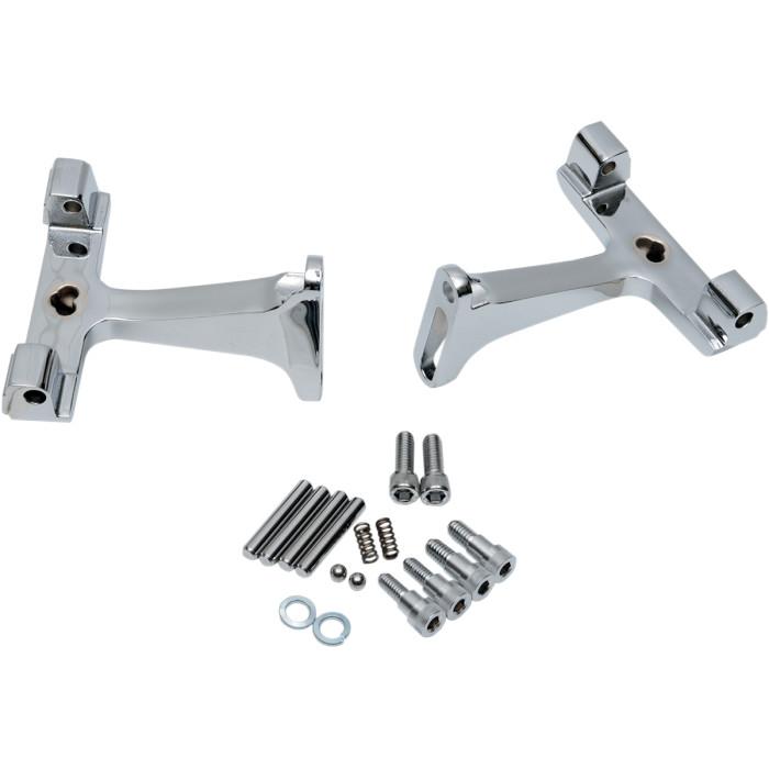 Standard Passenger Floorboard Mounts - Chrome