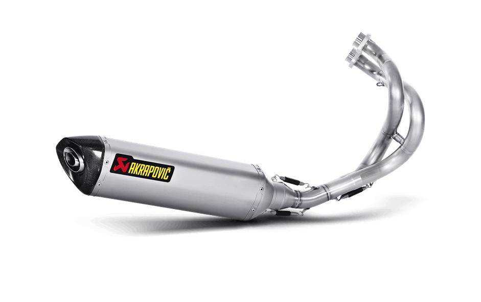 Racing Line Full System Exhaust - Titanium Muffler