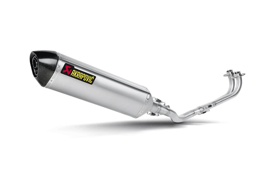 Racing Line Full System Exhaust - Titanium Muffler