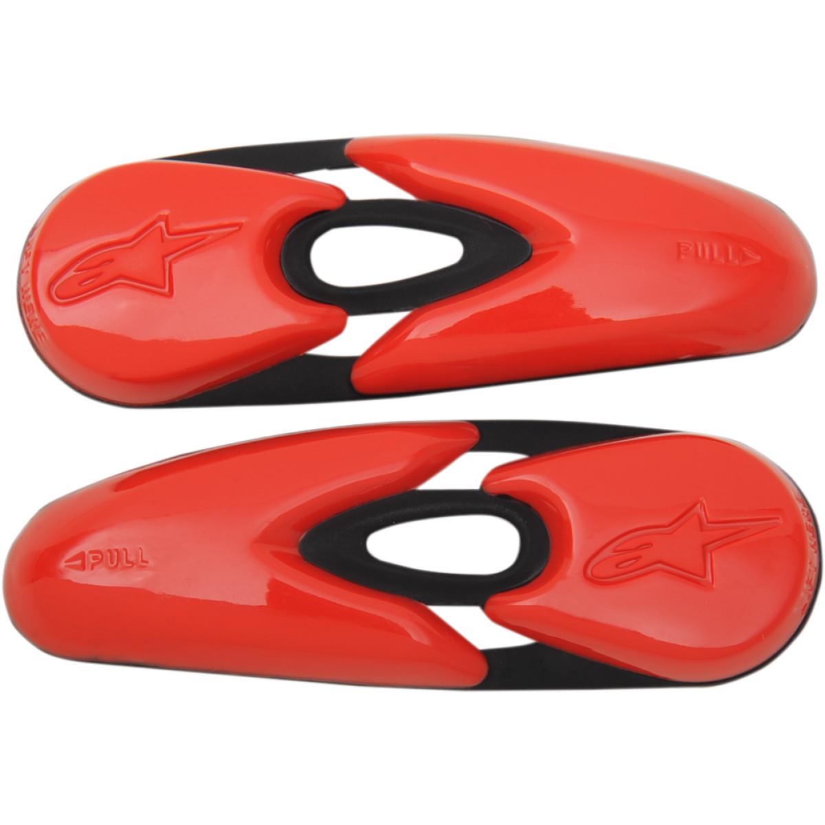 Toe Sliders - Red/Black