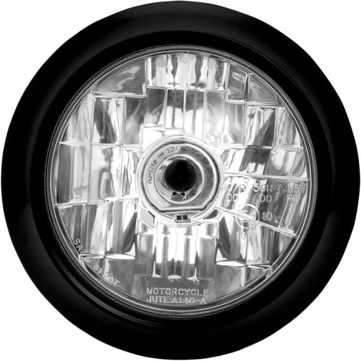 Clean 5 3/4in. Visions Headlight - Contrast Cut