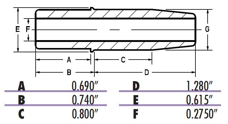 Cast Iron Intake Valve Guide (+.001in.)