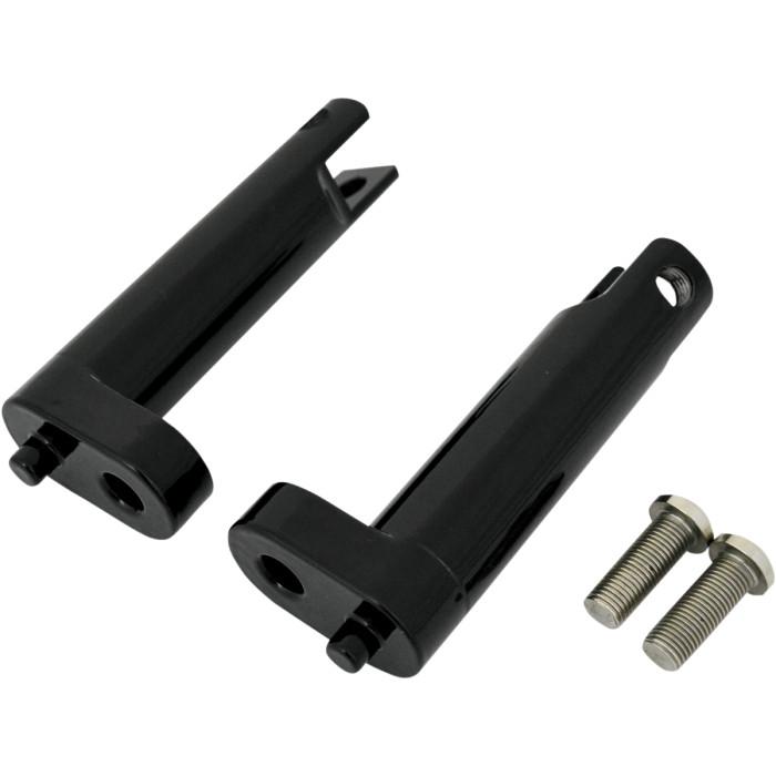 Passenger Footpeg Mounts - Gloss Black