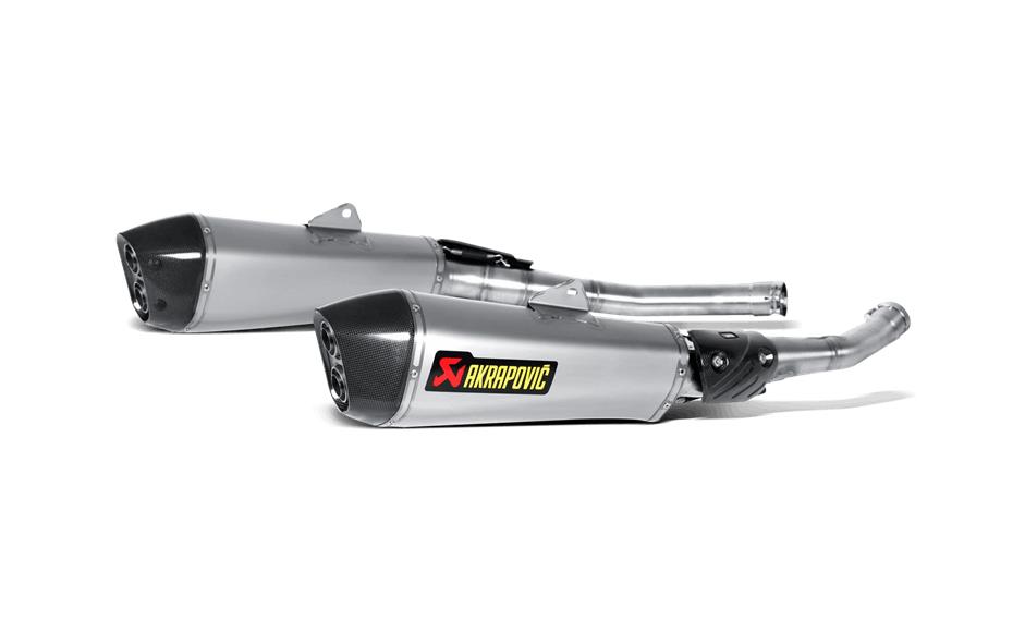 Slip-On Line Dual Exhaust - Titanium Mufflers