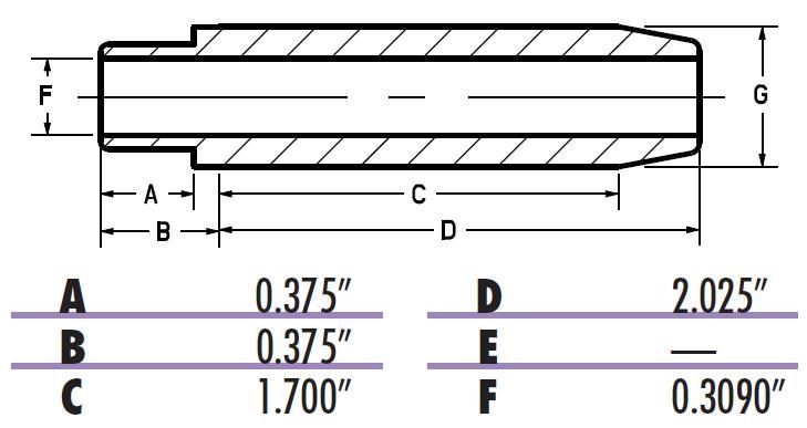 Bronze Intake/Exhaust Valve Guide (+.010in)
