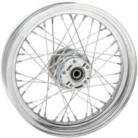 Laced 40 Spoke Rear Wheel - 16x3 - Chrome