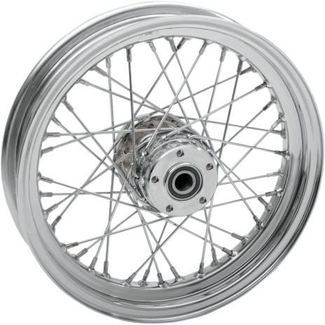 Laced 40 Spoke Rear Wheel - 16x3 - Chrome