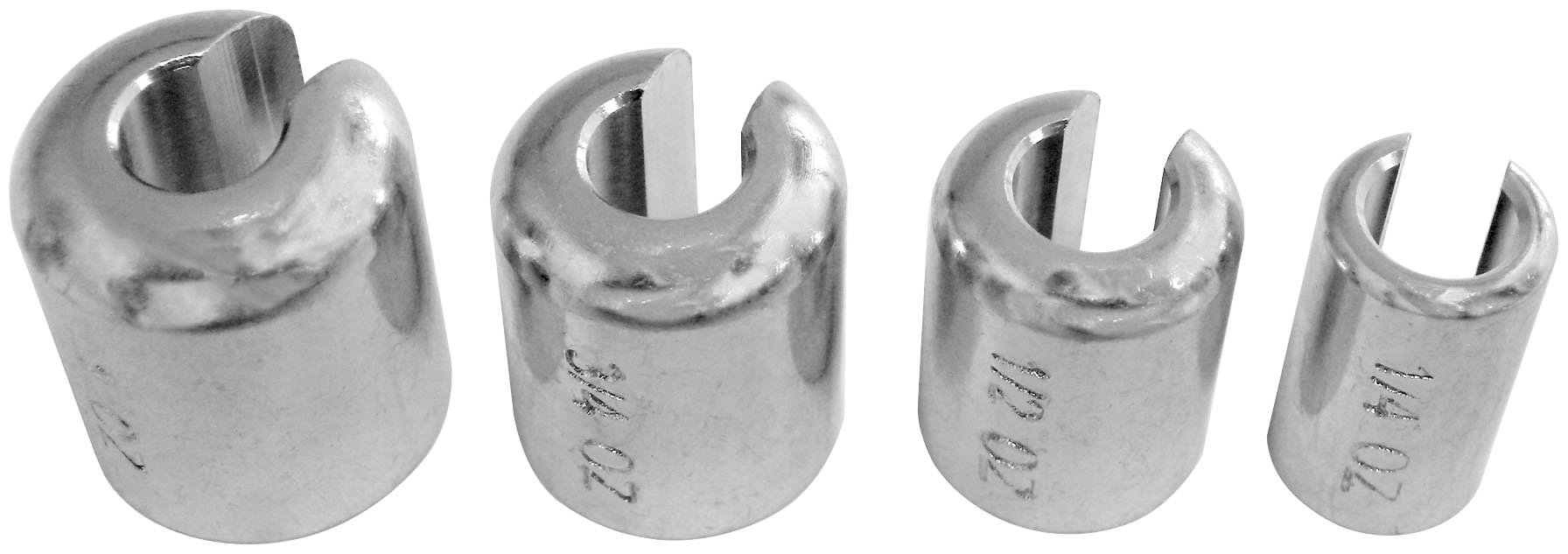 Non-Lead Compliant Spoke Wheel Weights -1/4oz. - Chrome