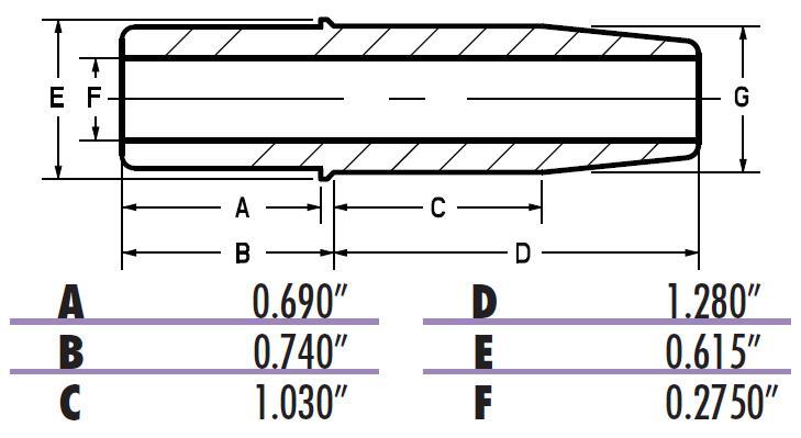 Cast Iron Exhaust Valve Guide - Standard (.5620in.)