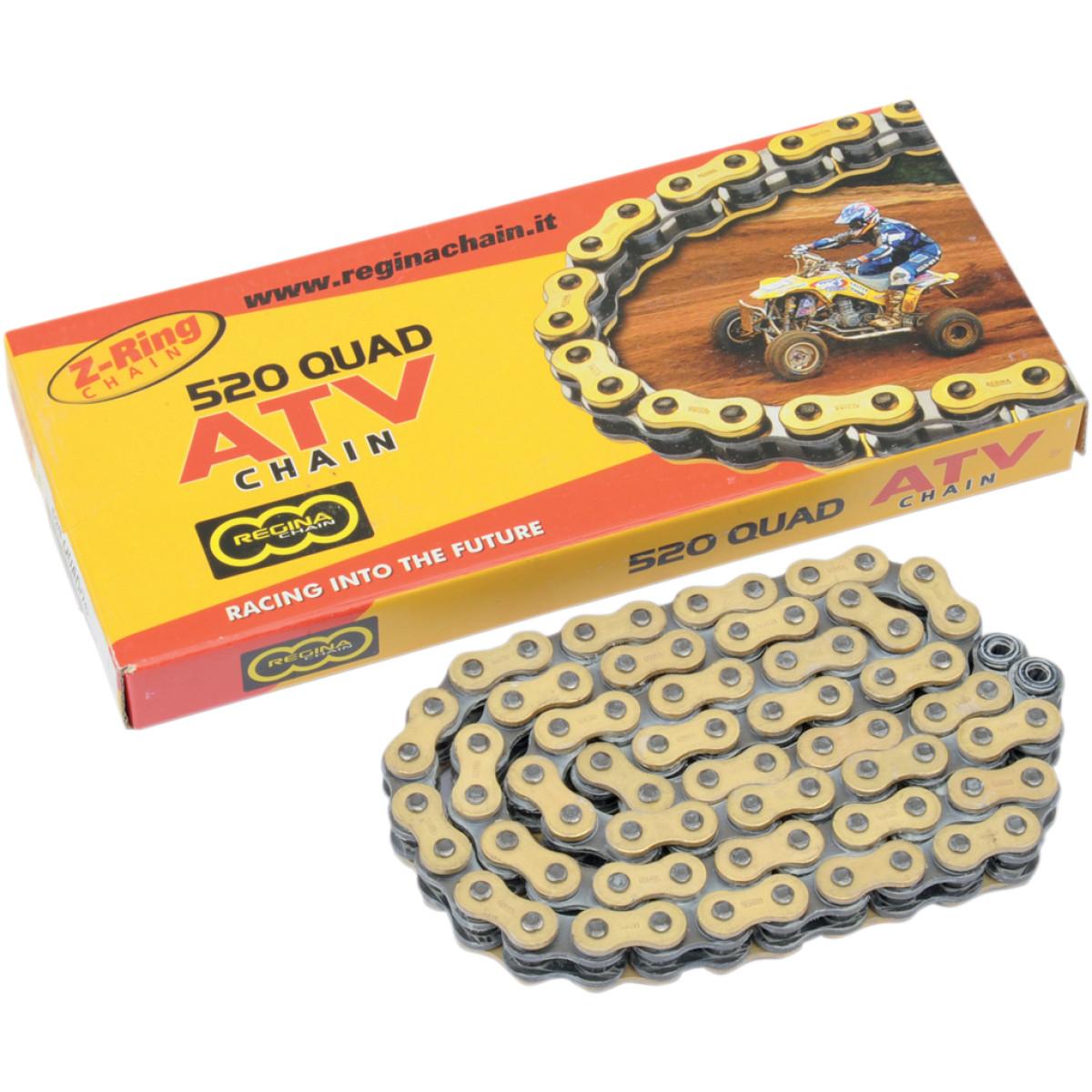 520 QUAD Series Chain - 120 Links - Gold