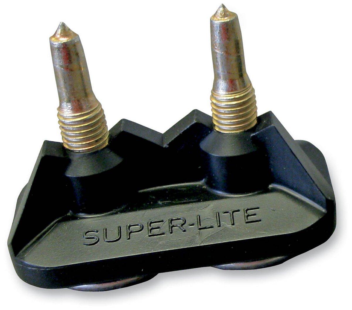 Super-Lite Pro Series Double Backer Plates - Black - .75in.