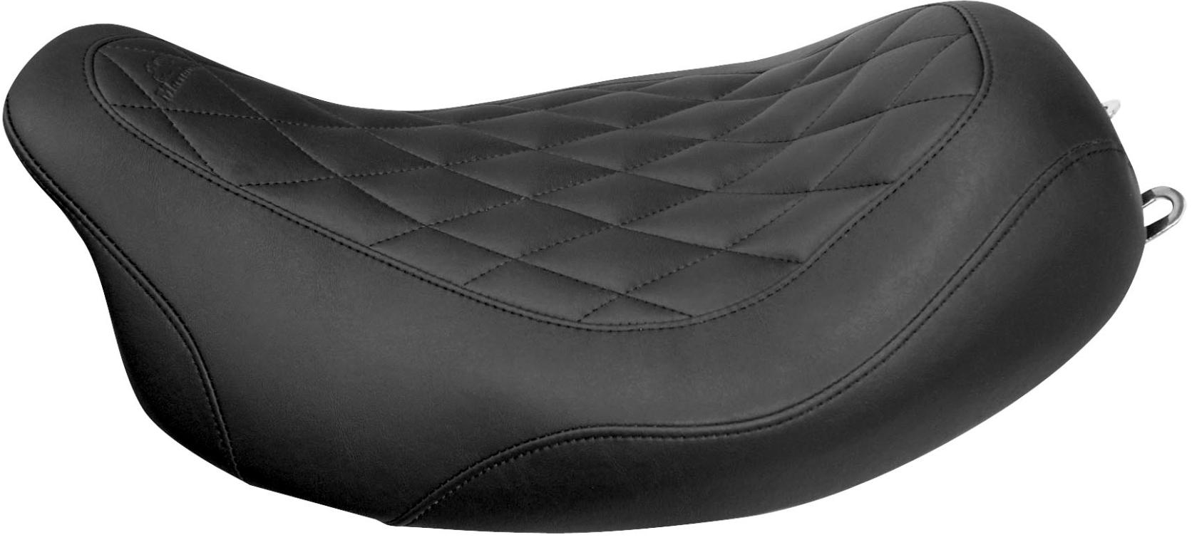 Wide Tripper Solo Seat - Diamond Stitch - Black