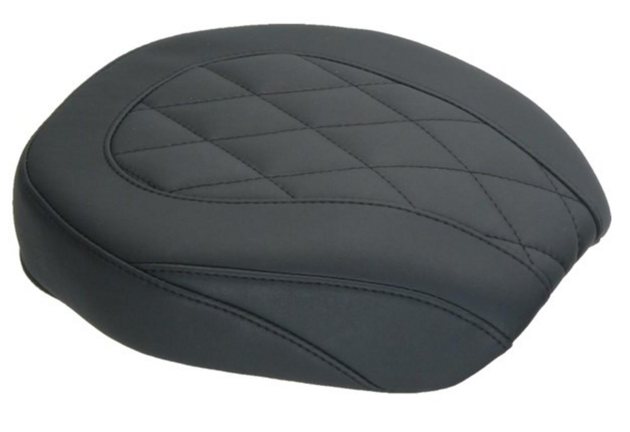 Wide Tripper Passenger Seat - Diamond Stitch - Black