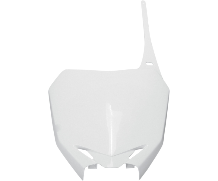 Front Number Plate - White