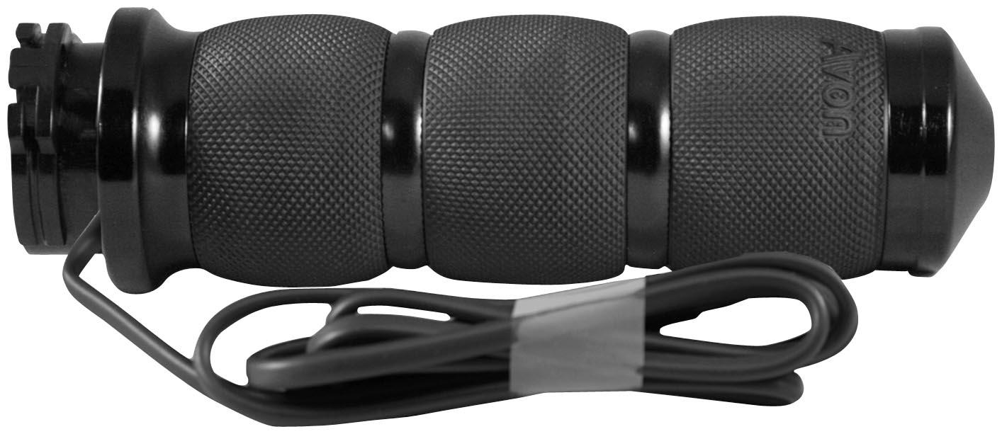 Air Cushioned Heated Grips - Black Anodized