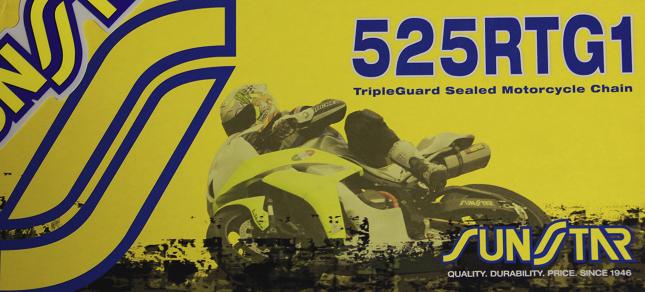 525 RTG1 Works Tripleguard Sealed Motorcycle Chain - 120 Links