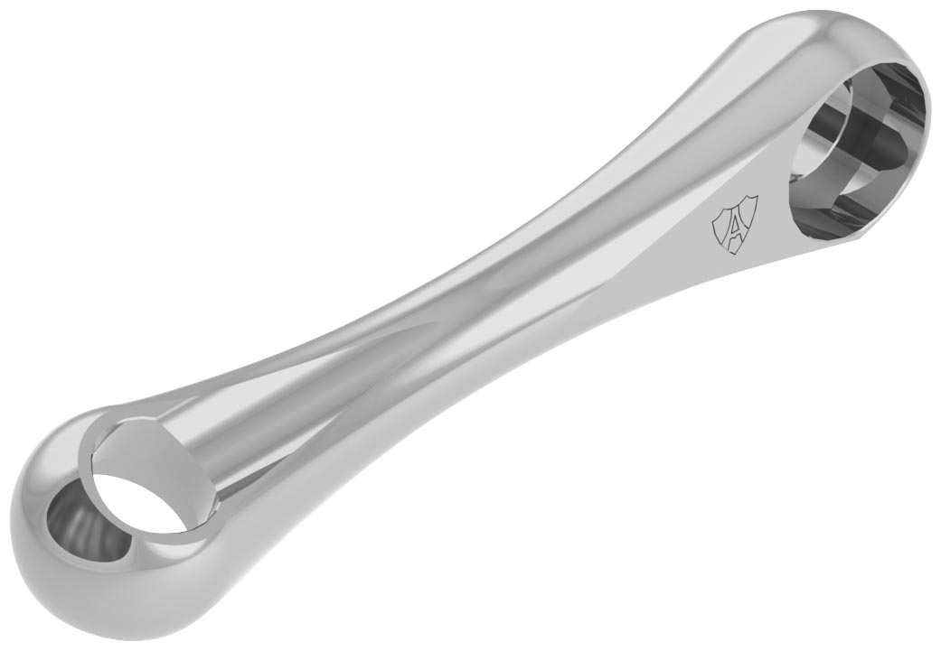 Deep Cut Billet Engine Stabilizer Link - Chrome