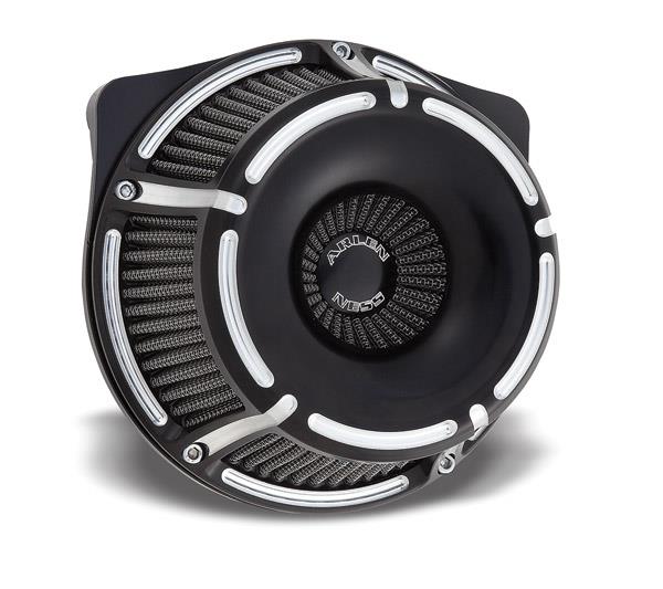 Inverted Series Air Cleaner Kit - Slot Track - Black