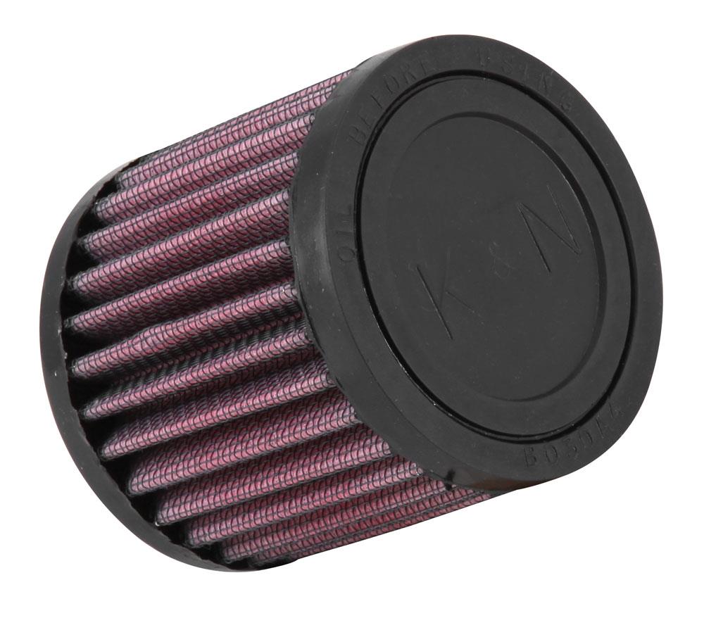 Universal Round Straight Air Filter - Rubber End Cap