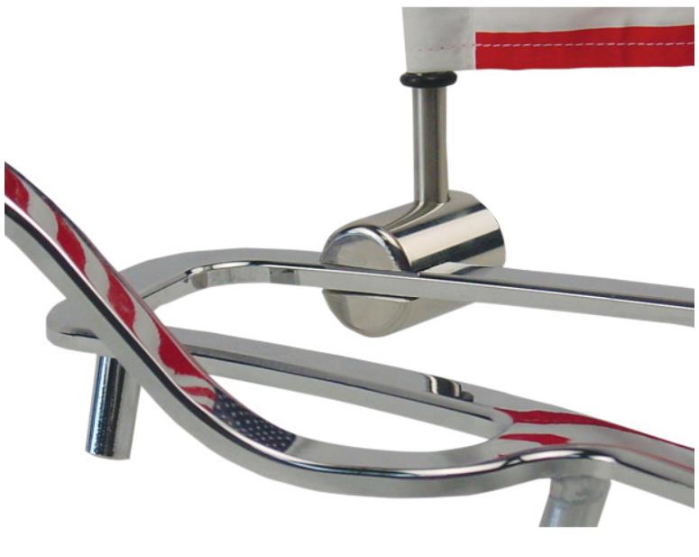 Rear Flag Mount for Kurykakyn Flat Luggage Rack - 10in. X 15in. Flag