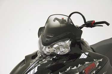 Cobra Windshield - 15in. - Clear/Black/Graphic