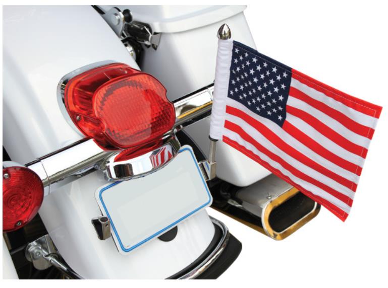 Flag Mount License Plate - 10in. X 15in. Flag