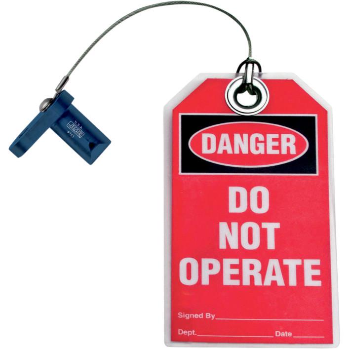 Mighty Bite Flywheel Lock and Decomissioned Tag