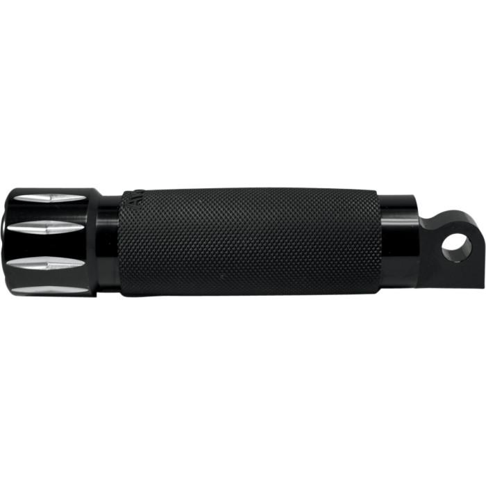 Rival Custom Male-Mount Footpegs - Black Anodized