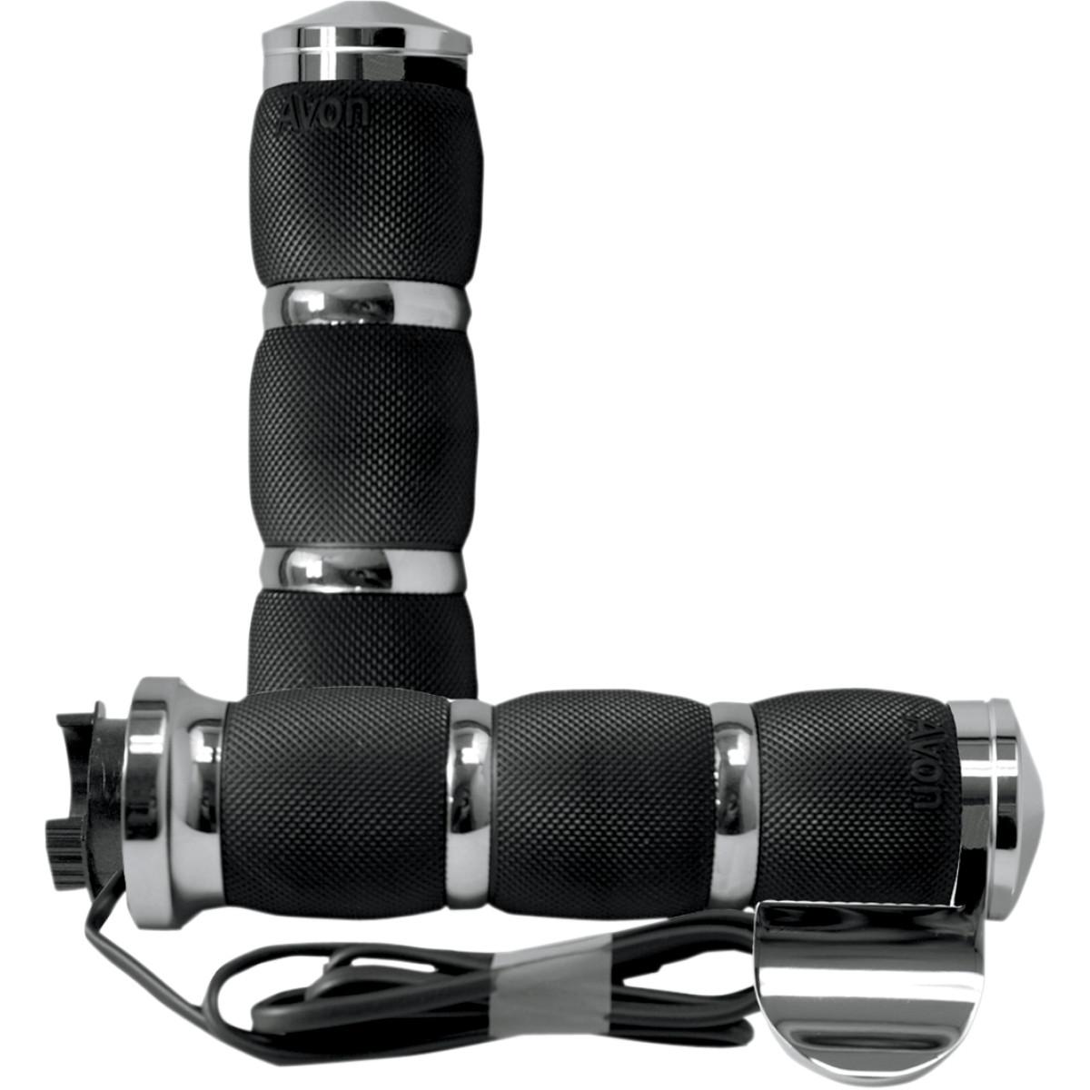 Air Cushioned Heated Grips with Throttle Boss