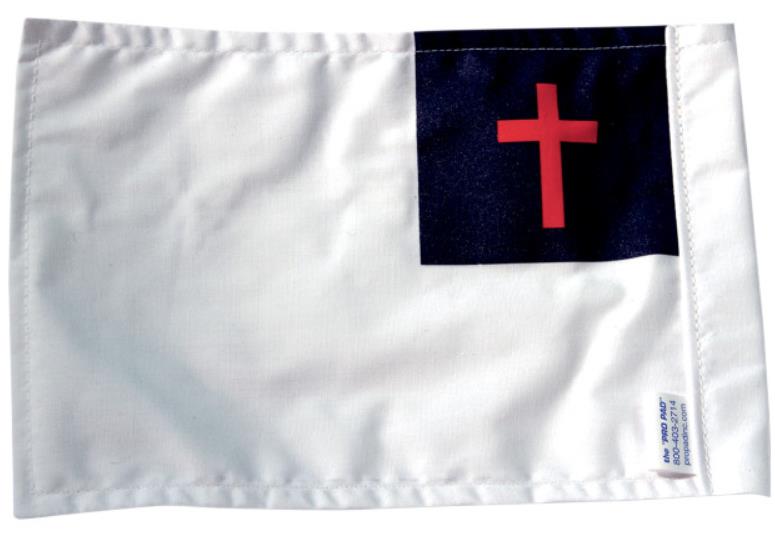 6in. x 9in. Flag - Christian