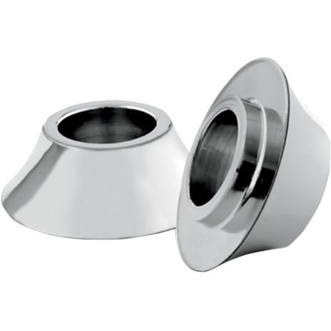 Tapered Front Axle Spacers - Chrome