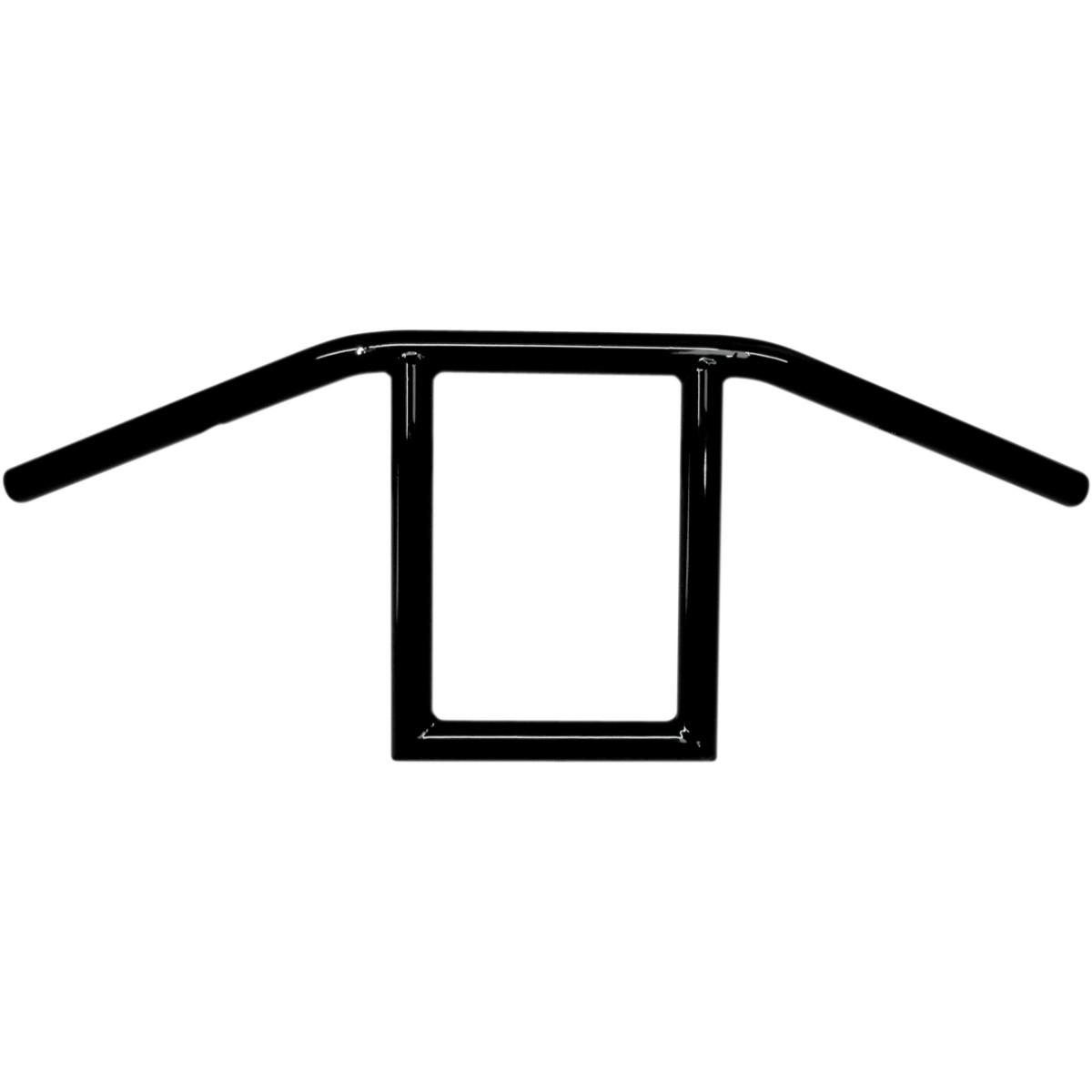 1in. Old School Window Handlebar - 10in. - Black Powdercoat