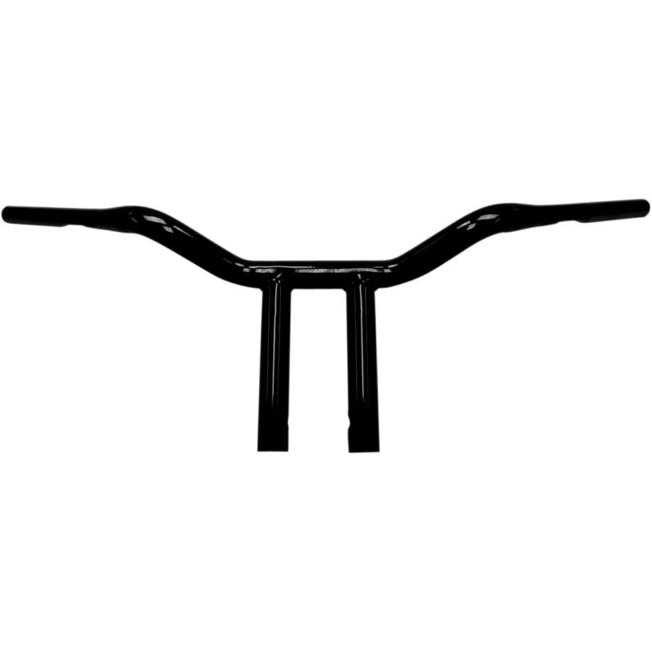 1-1/4in. Super T Handlebar with Built-In Riser - 10in. - Black Powdercoat