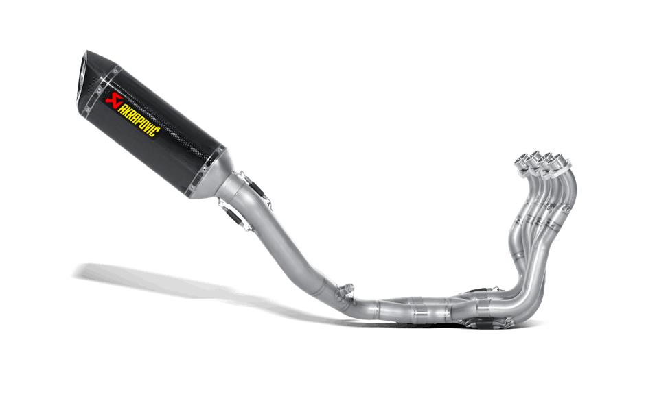 Racing Line Full System Exhaust - Carbon Fiber Muffler