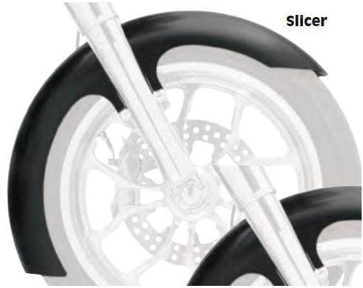 Tire Hugger Series Front Fender for 21in. Wheel - Slicer - Raw